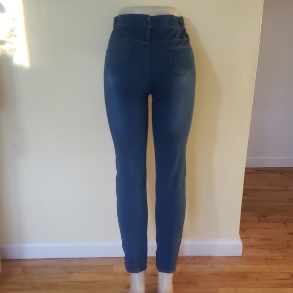 Dark Denim Ladies High Waisted Jeans S/M - Picture 4 of 5